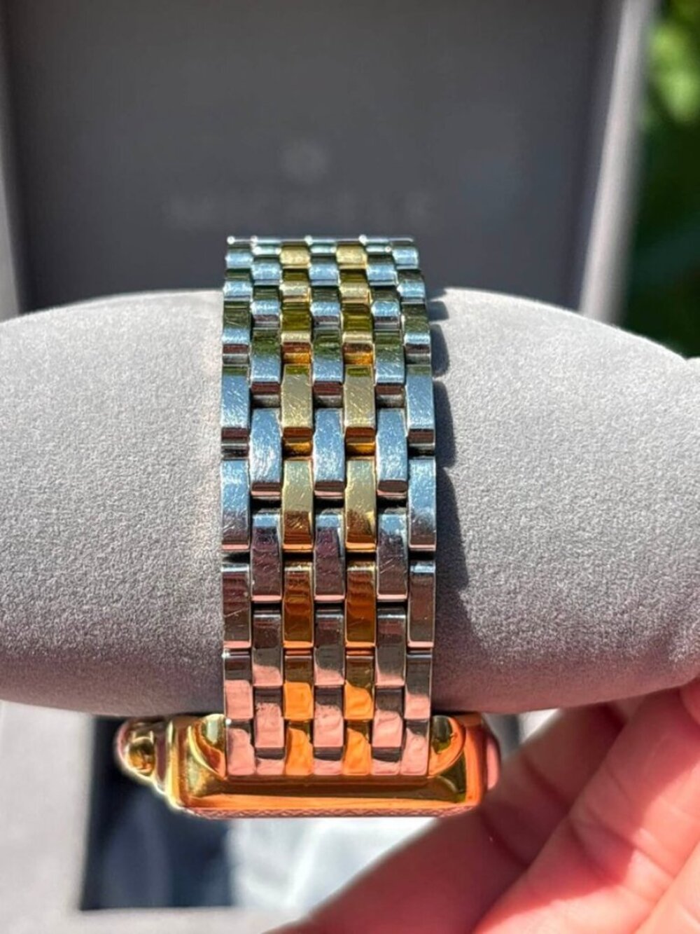 Michele Two-Tone Signature Deco Watch - Picture 9 of 16